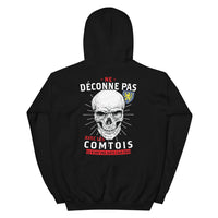 Thumbnail for Sweatshirt Franche-Comté noir - Ne déconne pas avec les Comtois