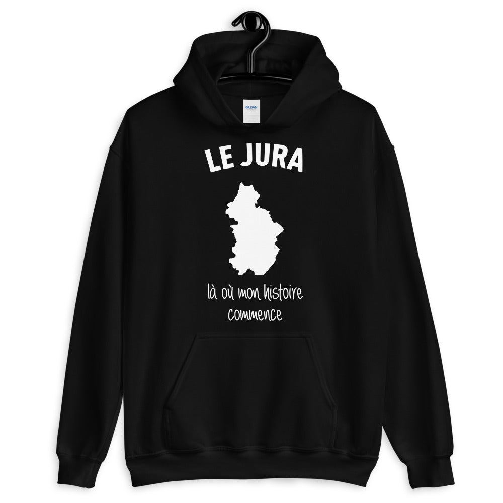 Sweatshirt Jura noir - Le confort de mes origines