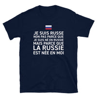 Thumbnail for T-shirt Russie marine - Je suis Russe, La Russie est née en moi