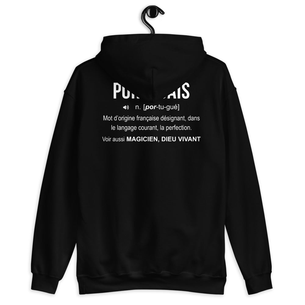 Définition Portugais - humour pour un cadeau - Sweat à capuche - Ici & Là - T-shirts & Souvenirs de chez toi