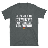 Thumbnail for T-shirt Arménien gris foncé - Plus rien ne me fait peur ma femme est