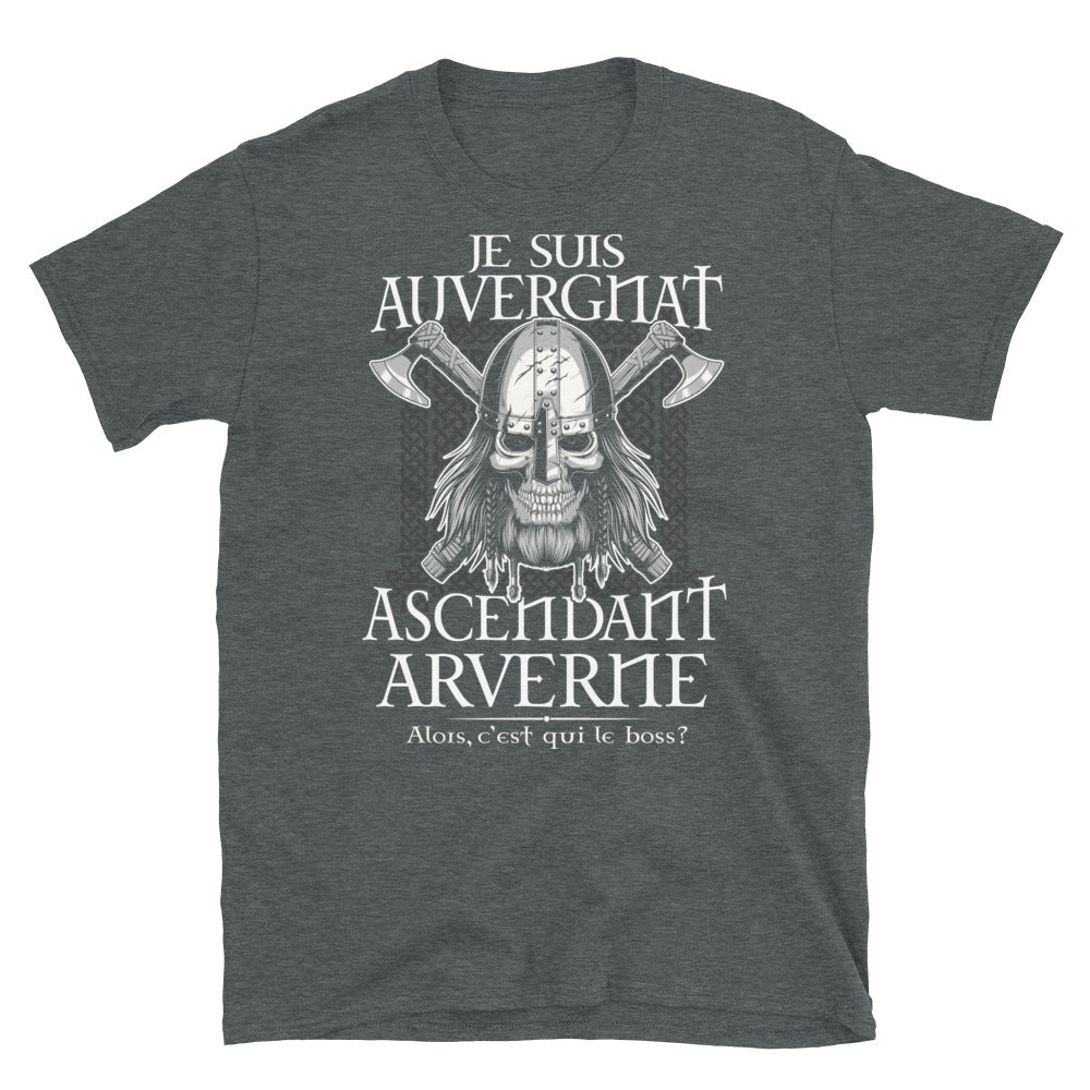 Auvergnat ascendant Arverne -  T-Shirt standard - Ici & Là - T-shirts & Souvenirs de chez toi