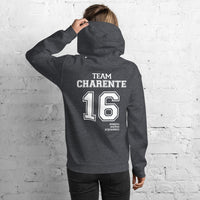 Thumbnail for Sweatshirt Charente 16 gris foncé dos - Confort douillet et chic