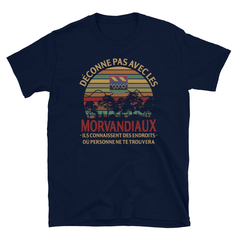 T-shirt Morvan gris foncé dos - Fierté des Morvandiaux