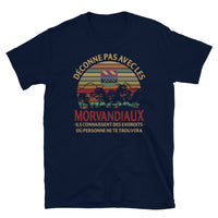 Thumbnail for T-shirt Morvan gris foncé dos - Fierté des Morvandiaux