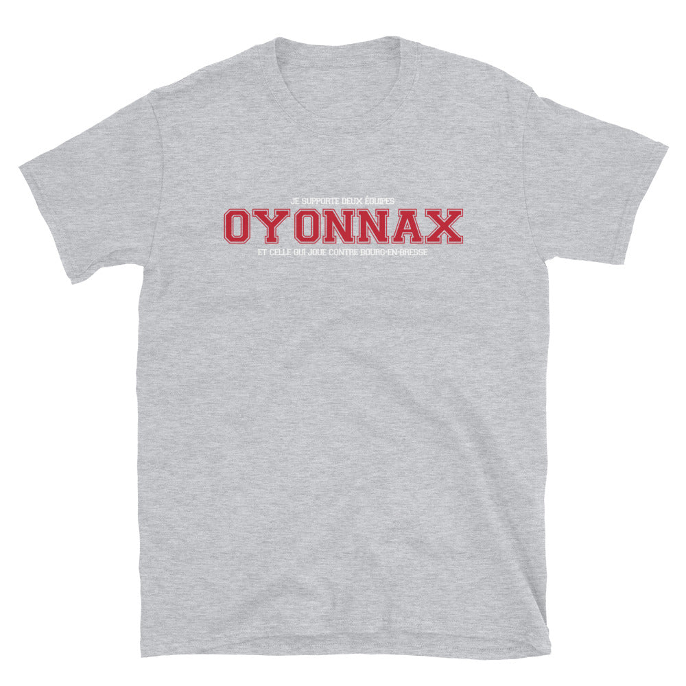 T-shirt Oyonnax gris sport - Supportez votre équipe avec humour