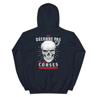 Thumbnail for Sweatshirt Corse noir dos - Ne déconne pas avec les Corses !
