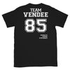 T-shirt Vendée noir - Fierté locale et confort durable