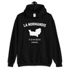 Sweatshirt Normandie noir - La Normandie là où mon histoire commence