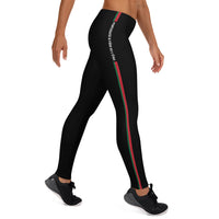 Thumbnail for Leggings Portugal noir dos - Portugaise et fière de l'être