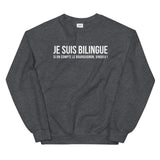 Bilingue bouguignon Bourgogne - Sweatshirt - Ici & Là - T-shirts & Souvenirs de chez toi