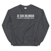 Sweatshirt Bourgogne noir - Bilingue et fier de l'origine