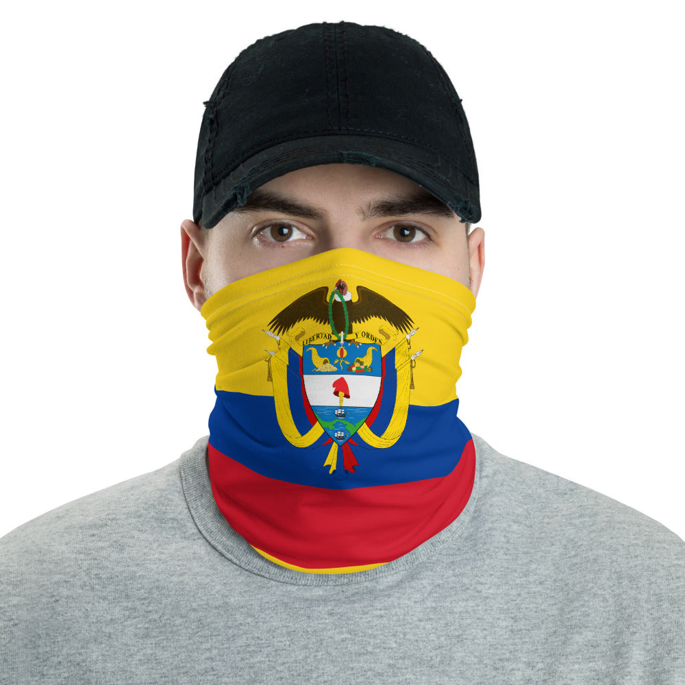 Cache-cou Colombie - Accessoire polyvalent et fun