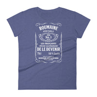 Thumbnail for Roumaines, elles rêvent de le devenir - T-shirt à Manches Courtes pour Femmes - Ici & Là - T-shirts & Souvenirs de chez toi