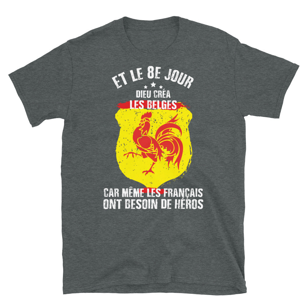 8e-jour-belges T-shirt Standard - Ici & Là - T-shirts & Souvenirs de chez toi