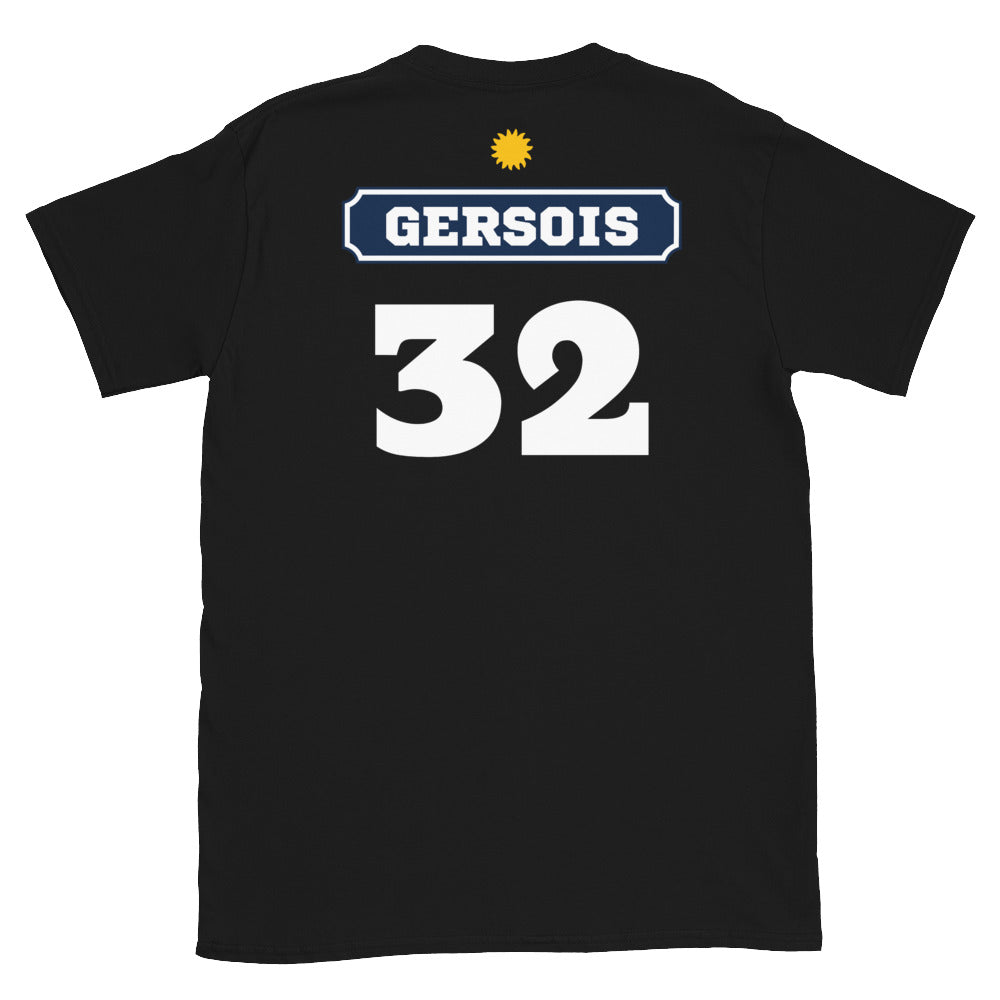 T-shirt Gersois 32 Pastis bleu marine - Design humoristique local
