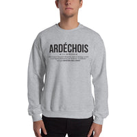 Thumbnail for Ardéchois définition drôle - Sweatshirt - Ici & Là - T-shirts & Souvenirs de chez toi