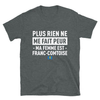 Thumbnail for T-shirt Franche-Comté bleu marine - Ne cherchez plus, ma femme est.