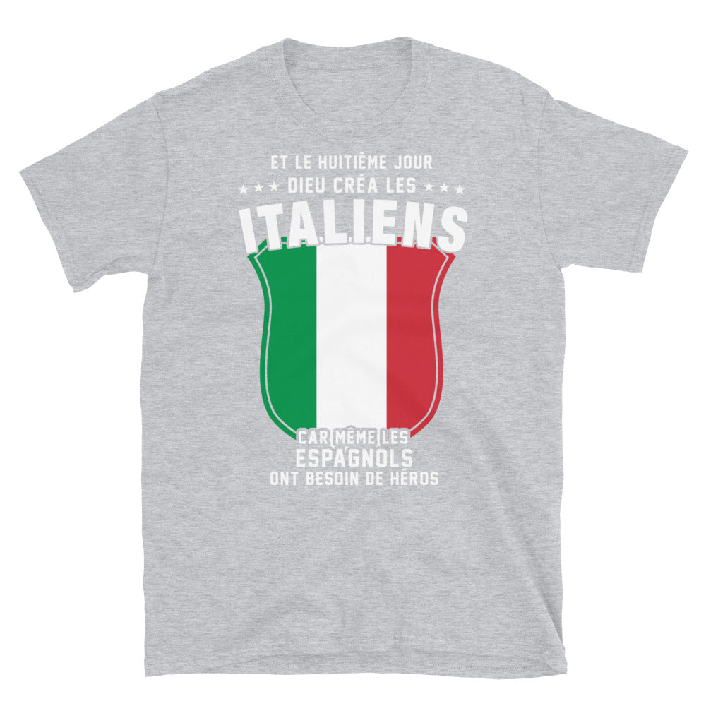 8e-jour-italiens T-shirt Standard - Ici & Là - T-shirts & Souvenirs de chez toi