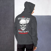 Thumbnail for Sweatshirt Bretagne noir dos - Ne déconne pas avec les Bretons