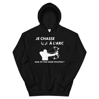 Thumbnail for Chasseur à l'Arc superpouvoir - Sweatshirth à capuche - Ici & Là - T-shirts & Souvenirs de chez toi