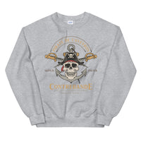 Thumbnail for Sweatshirt Aveyron bleu marine dos - Fierté des pirates locaux