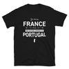 T-shirt Portugal noir - Mon histoire commence ici