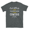 T-shirt Franche-Comté noir - C'est difficile d'avoir toujours raison