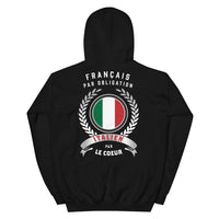 Thumbnail for Sweatshirt Italie noir - Amour et fierté à chaque port