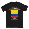 T-shirt Colombiens noir - Et le 8e jour Dieu créa les.