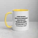 Maman Joyeux plus merdique anniversaire de tous les temps  - Mug Tasse Couleurs intérieures père - Ici & Là - T-shirts & Souvenirs de chez toi