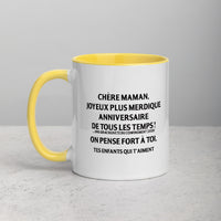 Thumbnail for Maman Joyeux plus merdique anniversaire de tous les temps  - Mug Tasse Couleurs intérieures père - Ici & Là - T-shirts & Souvenirs de chez toi