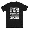 T-shirt Réunion noir - Rhum pour les Réunionnais