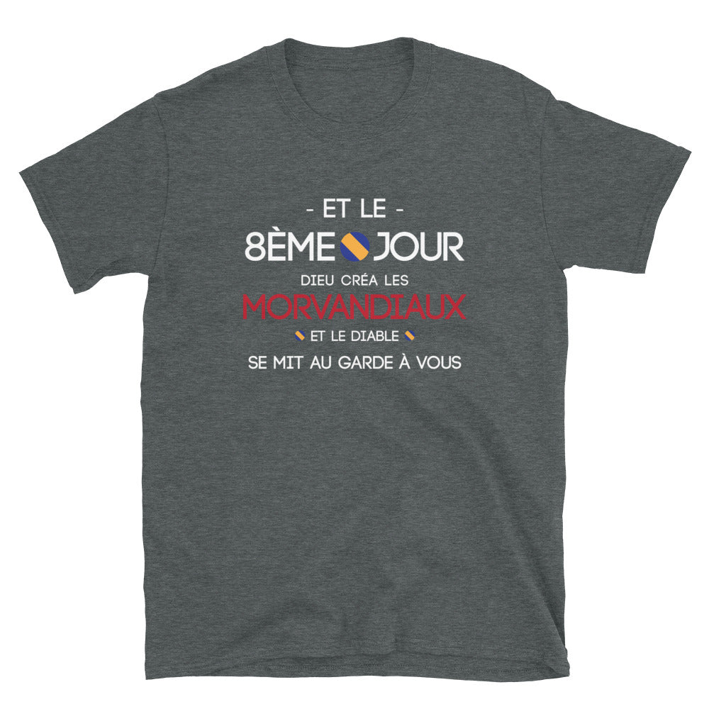 T-shirt Bourgogne bleu marine dos - Morvandiaux et le diable