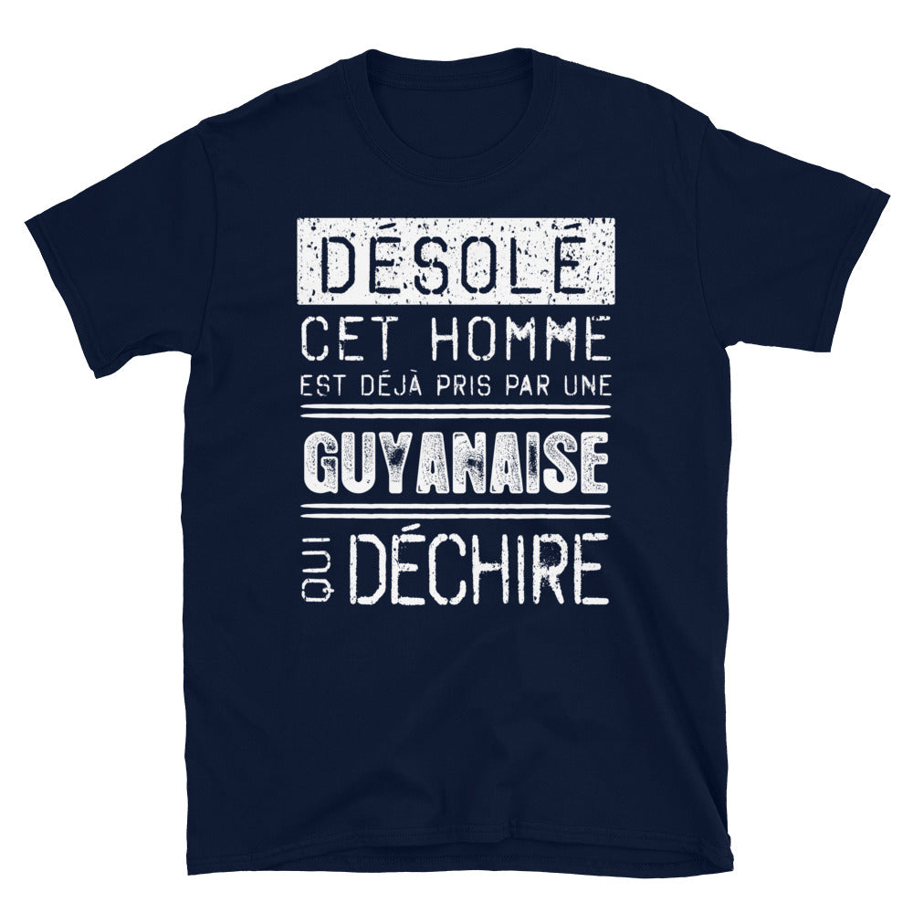 Désolé Guyanaise - T-shirts Unisexe Standard - Ici & Là - T-shirts & Souvenirs de chez toi