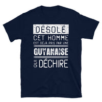 Thumbnail for Désolé Guyanaise - T-shirts Unisexe Standard - Ici & Là - T-shirts & Souvenirs de chez toi