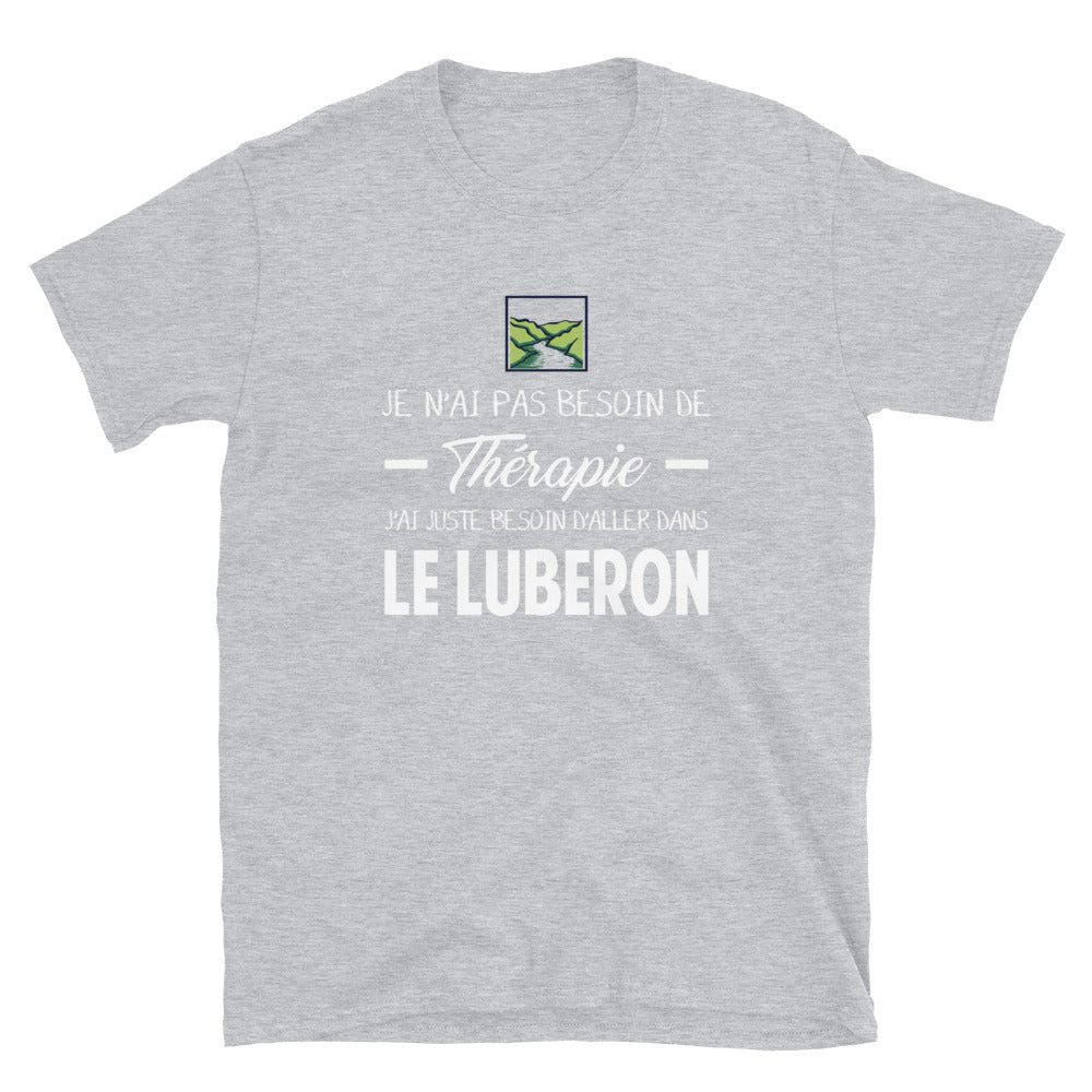 T-shirt Lubéron gris sport - Confort et fierté des origines