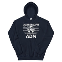 Thumbnail for Sweatshirt Bretagne gris foncé chiné dos - Triskel et Gwen Ha Du
