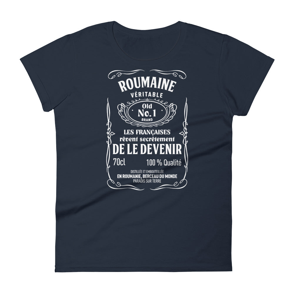 T-shirt Roumaines rouge - Elles rêvent de le devenir