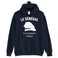 Thumbnail for Sweatshirt Sénégal bleu marine - Le début de mon histoire