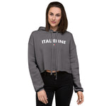 Italienne - Sweat à Capuche Crop-Top - Ici & Là - T-shirts & Souvenirs de chez toi