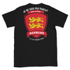 T-shirt Normandie noir - Je ne suis pas parfait mais