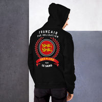 Thumbnail for Sweatshirt Normand gris foncé dos - Français par obligation, normand par le sang