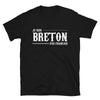 T-shirt Bretagne noir - Je suis Breton pas français