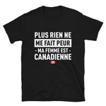 ma-femme-canadienne T-shirt Standard - Ici & Là - T-shirts & Souvenirs de chez toi