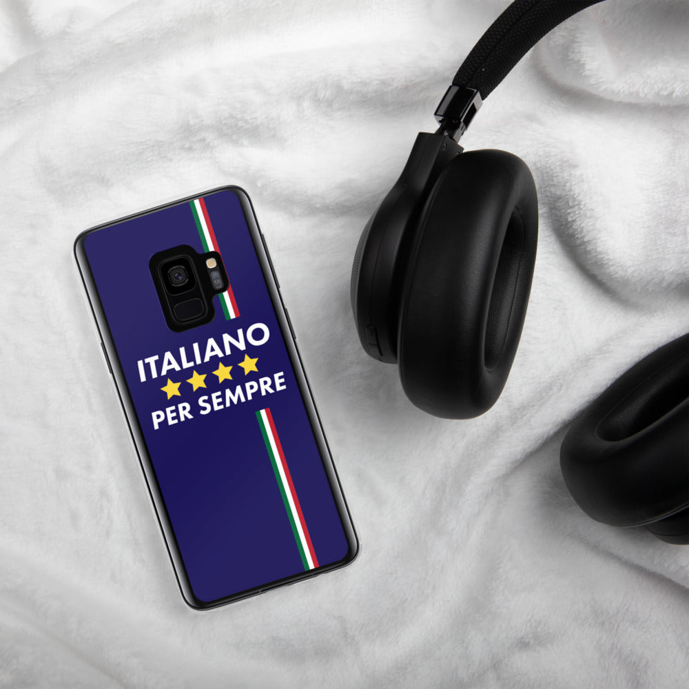 Italiano per sempre - drapeau  Italien pour toujours - Coque Samsung - Ici & Là - T-shirts & Souvenirs de chez toi