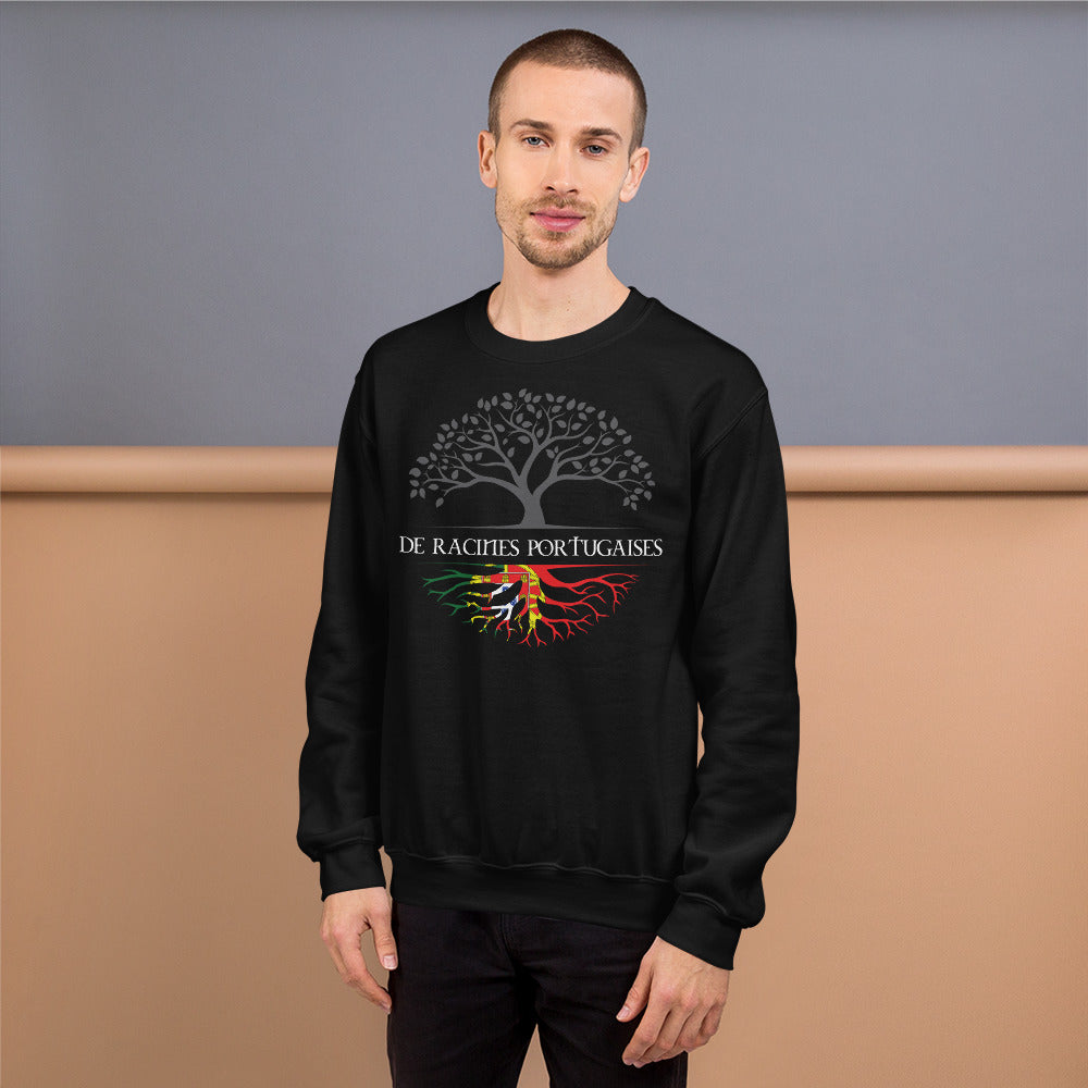 De racines portugaises arbre - Sweatshirt - Ici & Là - T-shirts & Souvenirs de chez toi