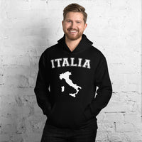 Thumbnail for Sweatshirt Italie gris foncé - Carte de l'Italie stylisée