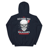 Thumbnail for Sweatshirt Valaisans noir dos - Ne déconnez pas avec humour