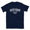 T-shirt Aveyron noir - Équipe de buveurs avec humour